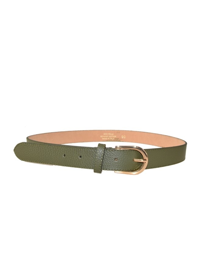Woman leather belt made Italy - CD600