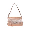 Woman leather shoulder bag with studs - FB36839
