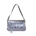Borsa a spalla donna in pelle con borchie - FB36839