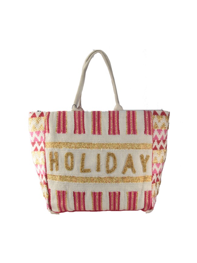 Borsa a spalla donna in tessuto - BO2207