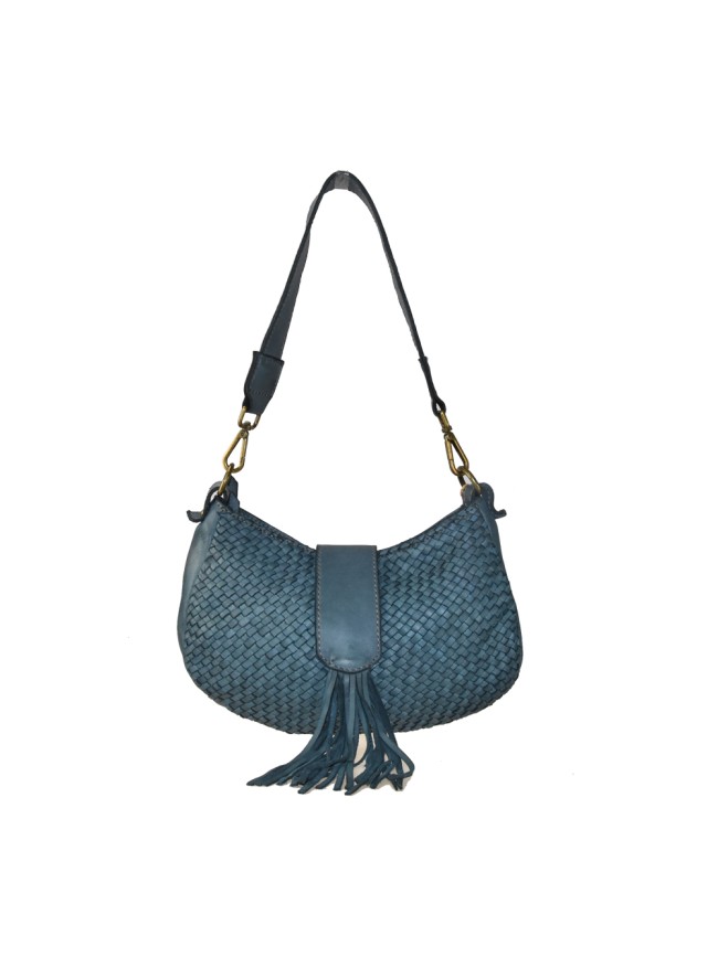 Woman vintage leather hand & shoulder...