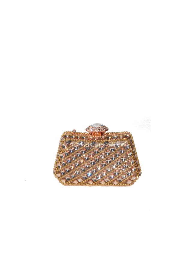 Woman shoulder clutch with strass - 90034