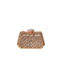 Woman shoulder clutch with strass - 90034