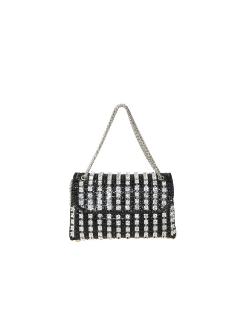 Pochette donna con strass -...