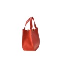 Leather bag with shoulder strap - DU32835