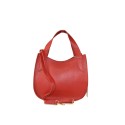 Leather bag with shoulder strap - DU32835