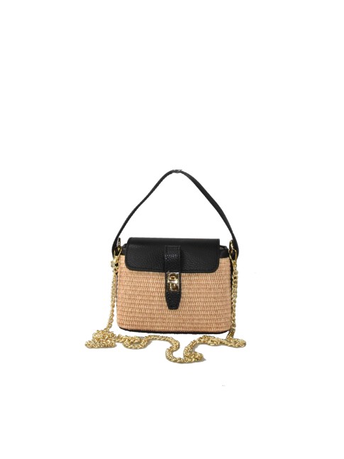 Borsa a mano  in pelle e...