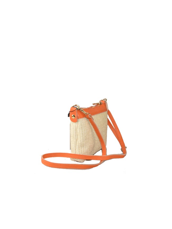 Woman textile shoulder bag - pochette...