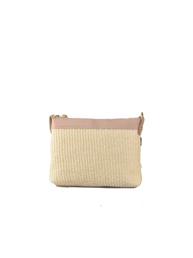 Woman textile shoulder bag - pochette...