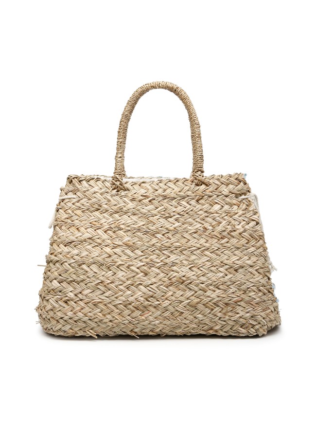 Woman straw beach bag - 80302