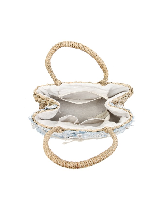 Woman straw beach bag - 80302