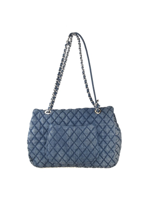 Borsa a spalla donna in jeans con...