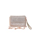 Woman pochette clutch with strass - 2378