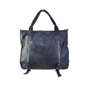 Woman vintage leather hand & shoulder bag - SS52857