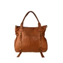 Borsa donna a spalla in vera pelle vintage - SS52857