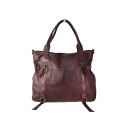 Borsa donna a spalla in vera pelle vintage - SS52857