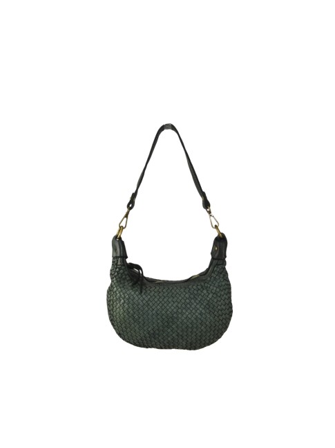 Woman vintage leather hand...