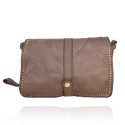 Borsa a tracolla e pochette in pelle vintage - AY49854