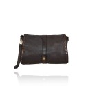 Borsa a tracolla e pochette in pelle vintage - AY49854