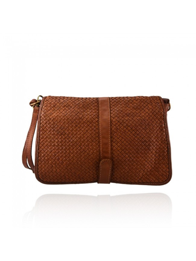 Woman washed leather pochette - IY49854