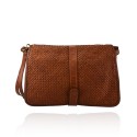 Woman washed leather pochette - IY49854