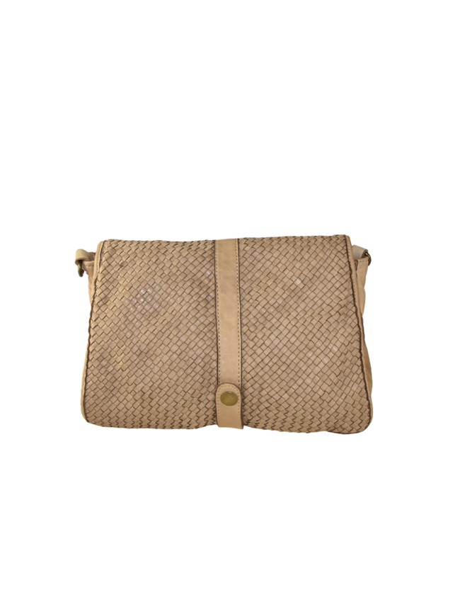 Woman washed leather pochette - IY49854