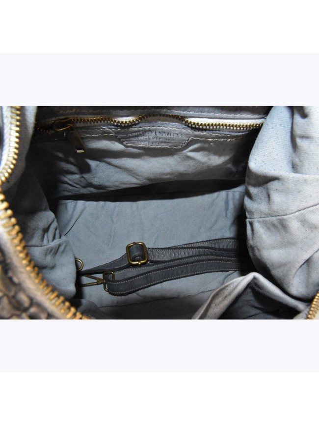 Woman washed leather bag - SY58864