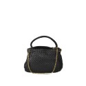 Borsa a mano  in pelle vintage intrecciato con tracolla - YC49854