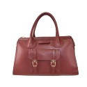 Leather handbag with shoulder strap - CO55861
