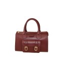 Leather handbag with shoulder strap - CH42846