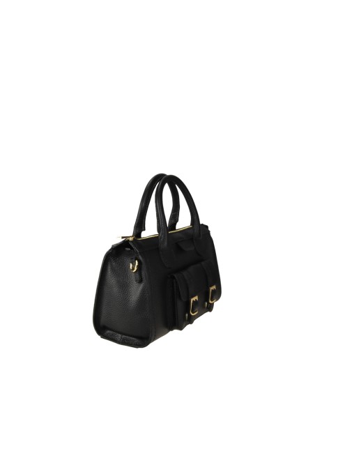 Leather handbag with... 2