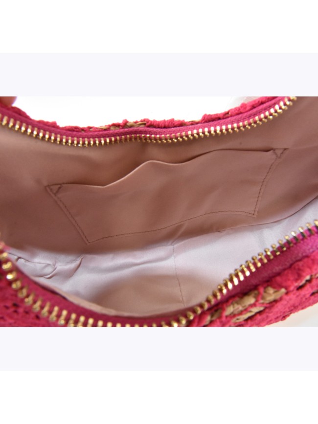 Woman textile hand bag - PF525