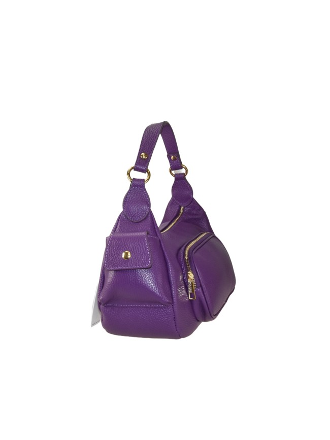 Woman leather shoulder bag - MU39843