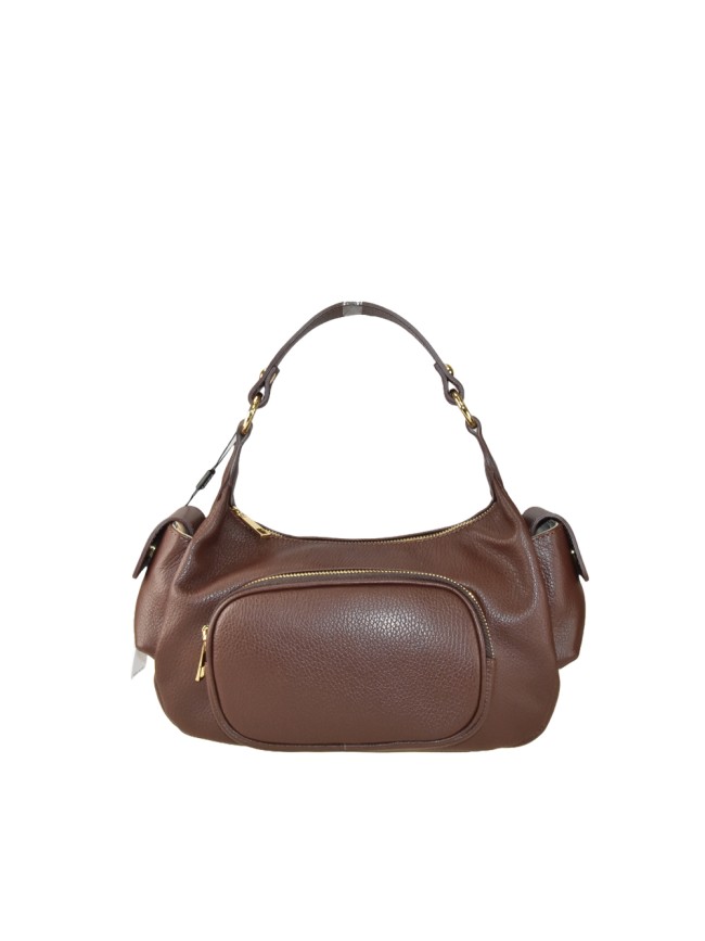 Woman leather shoulder bag - MU39843