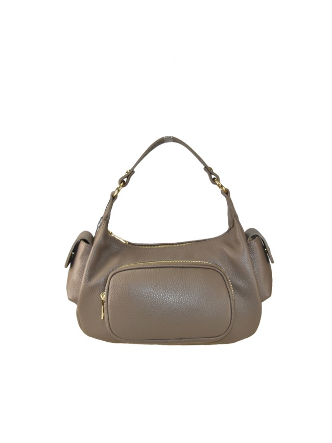 Woman leather shoulder bag - MU39843