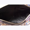 Borsa in pelle patchwork intrecciato - 2990