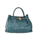 Leather bag with shoulder strap - HY42846
