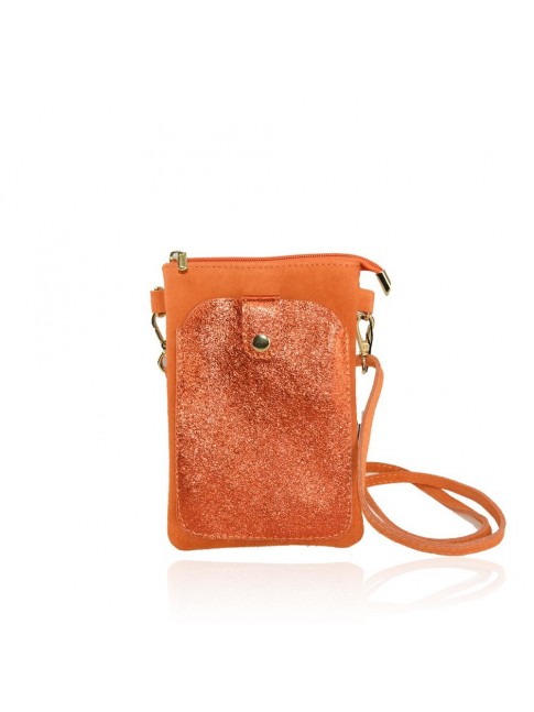 Woman leather mobile...