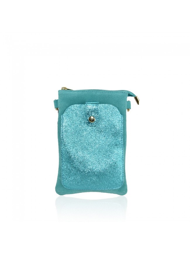 Portacellulare e pochette donna in pelle - LS17819