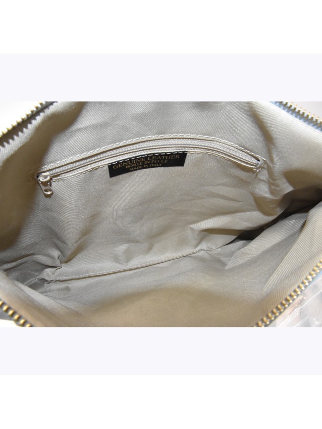 Woman leather pochette 100% made...