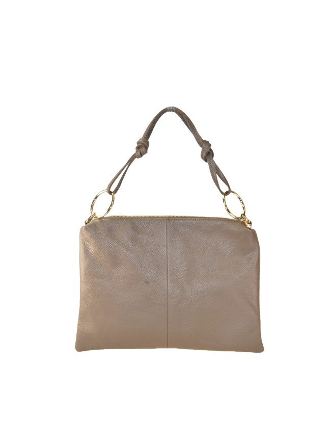 Woman leather pochette 100% made...