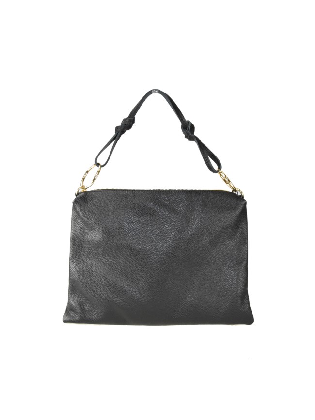 Woman leather pochette 100% made...