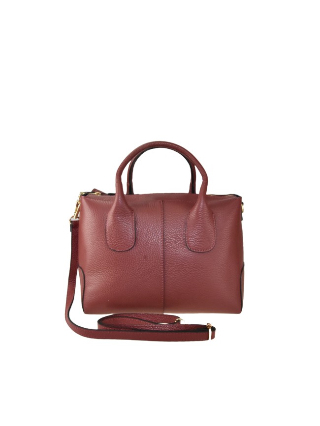 Borsa a mano  in pelle con tracolla - TD36839
