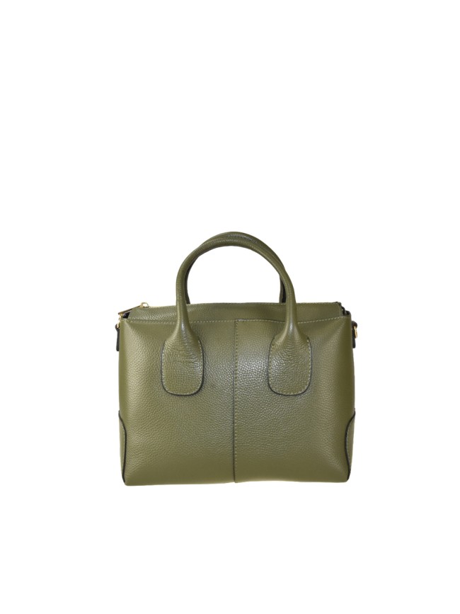 Borsa a mano  in pelle con tracolla - TD36839