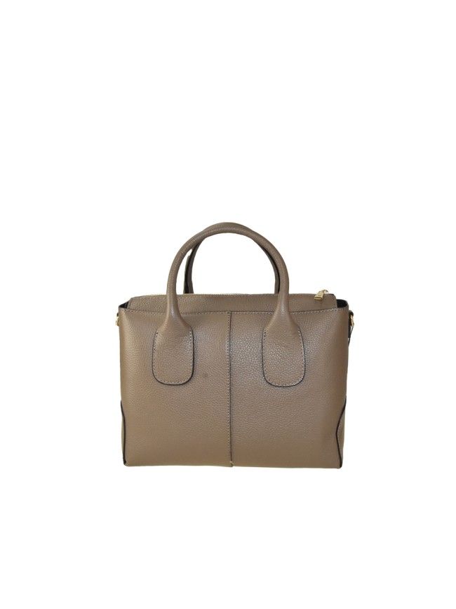 Borsa a mano  in pelle con tracolla - TD36839