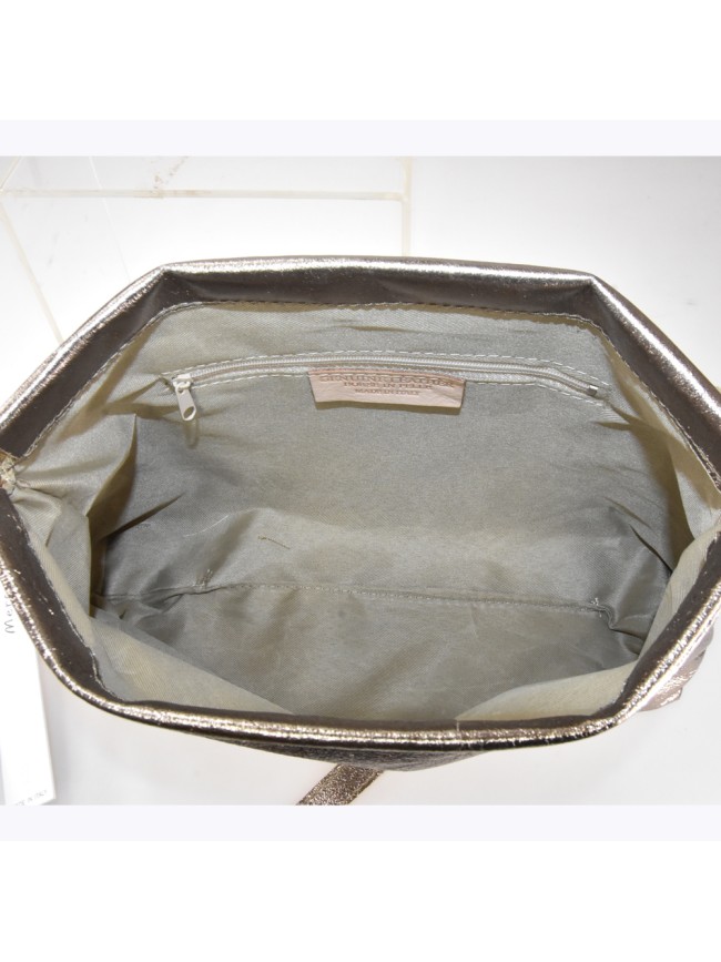 Borsa a mano  in pelle con tracolla -...