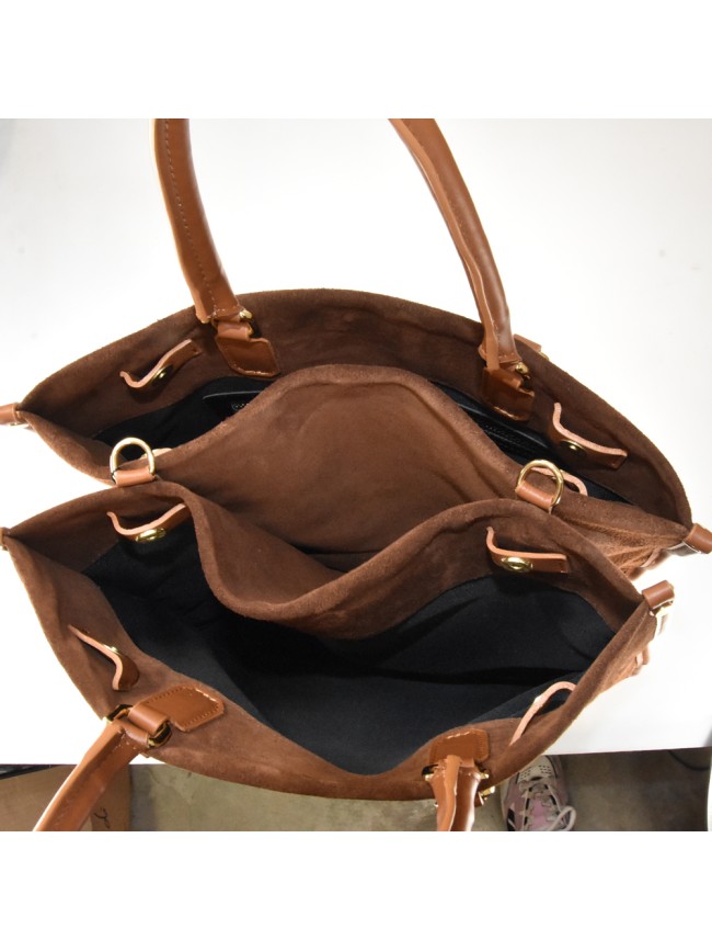 Borsa a spalla donna in pelle con...