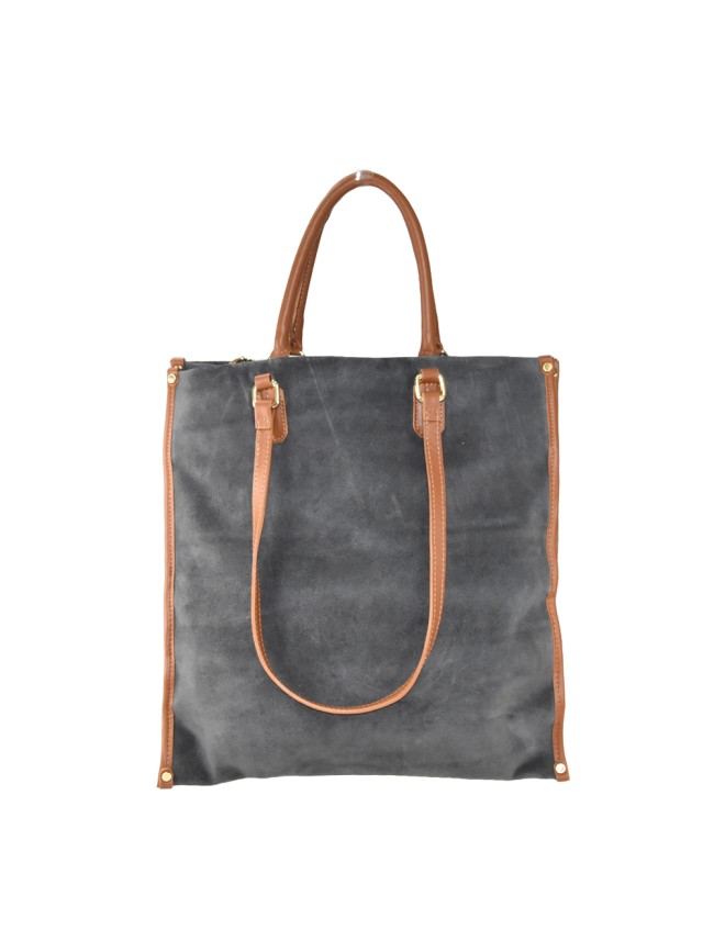 Borsa a spalla donna in pelle con...