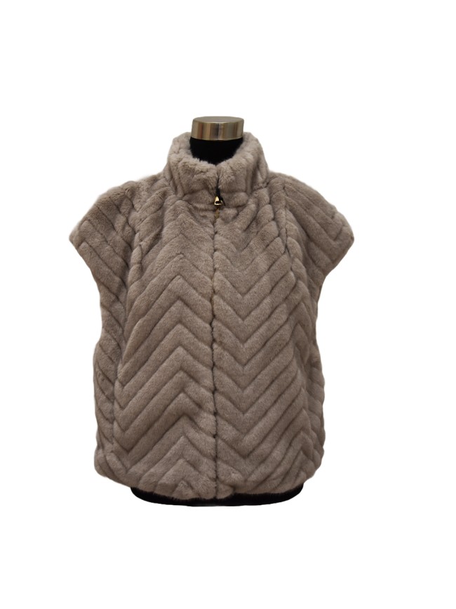 Gilet in ecopelliccia - YU0471