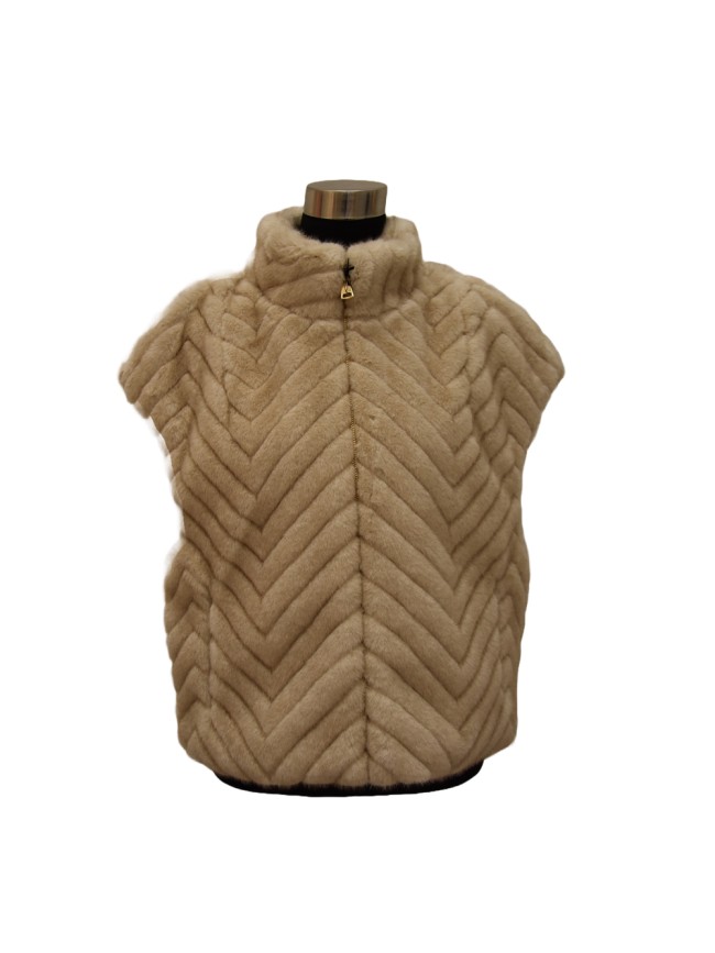 Gilet in ecopelliccia - YU0471